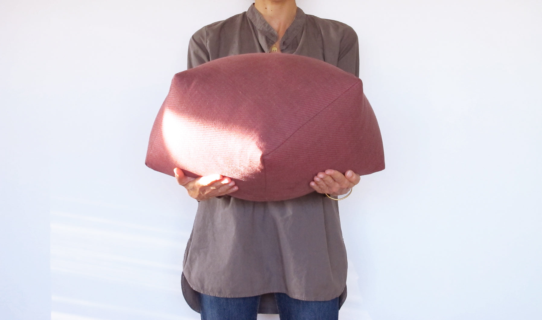 Dumpling Cushion in Size Large